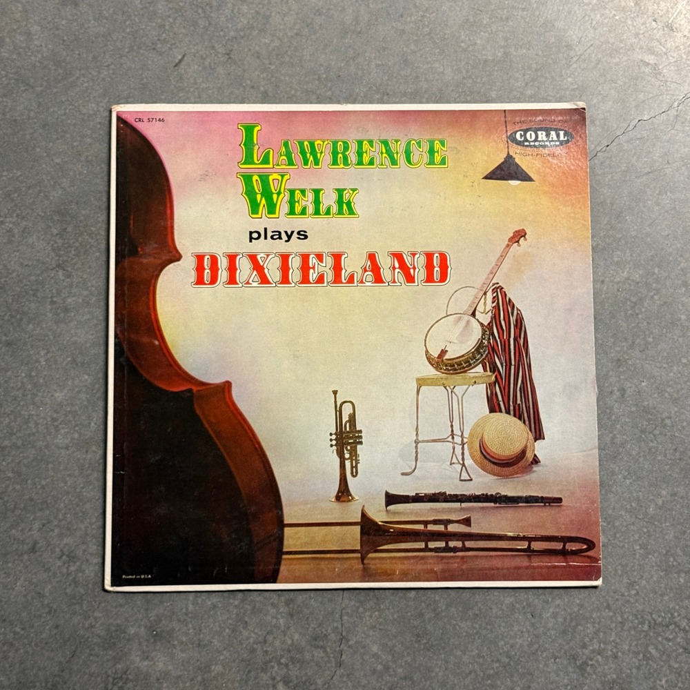 Lawrence Welk Plays Dixieland Vinyl LP CoralRecords CRL 57146 Pete Fountain Jazz